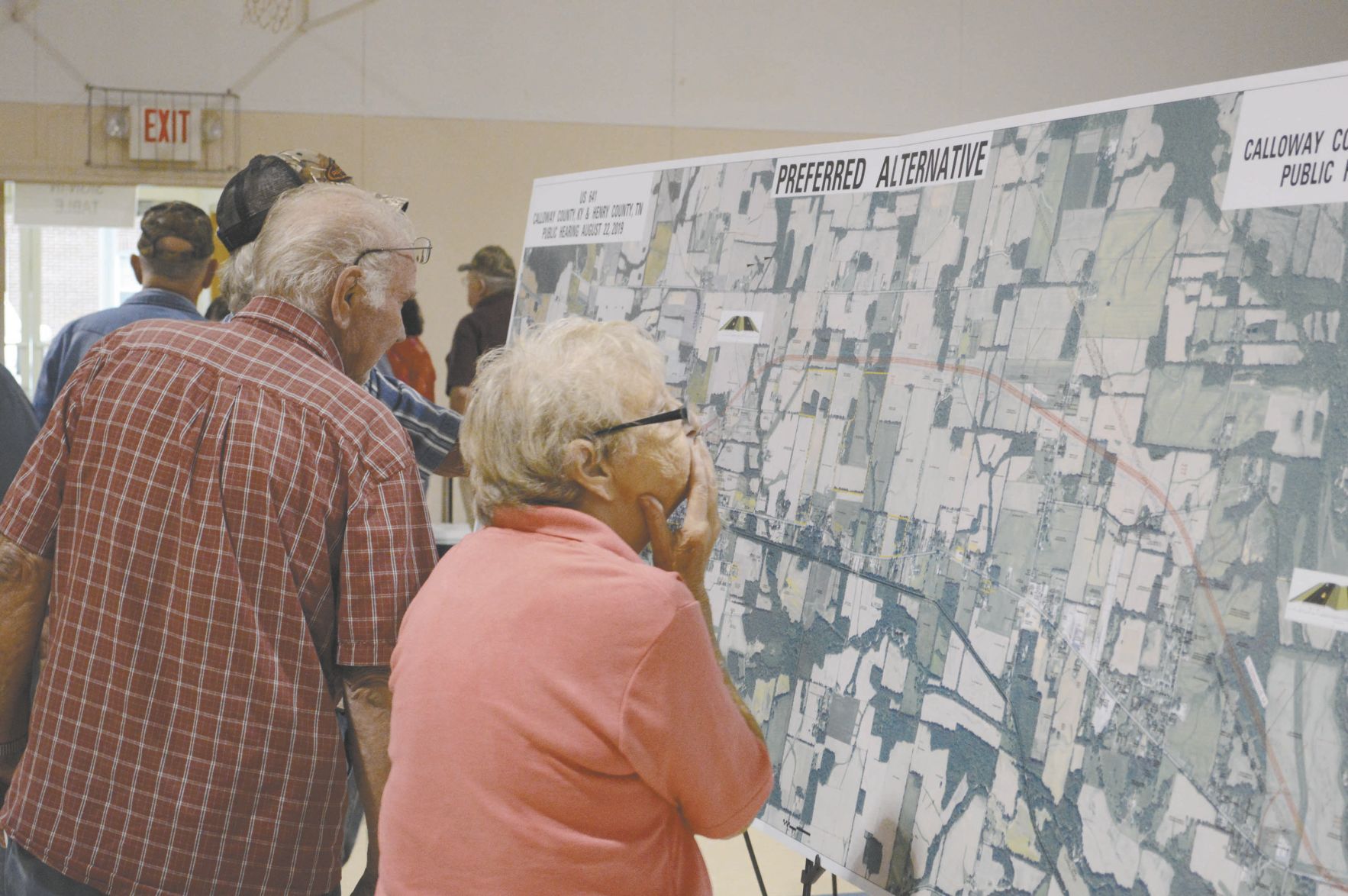 Examining the map